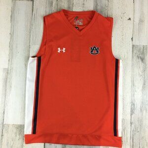 Auburn Tigers Under Armour Sideline UPF 50 Sleeveless Tank Top Adult Sz S NWT